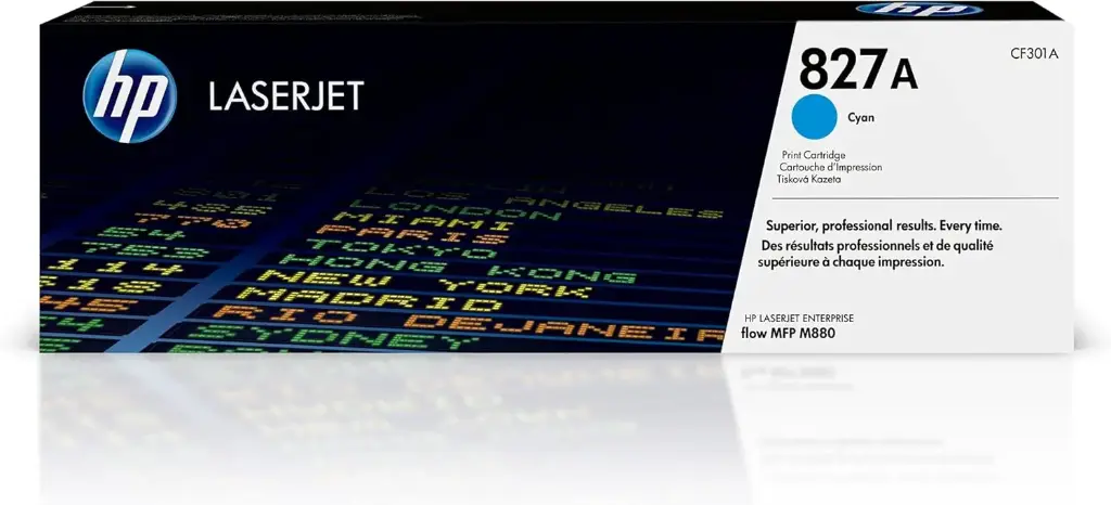 HP 827A Cyan Toner (CF301A) ~32000 pages